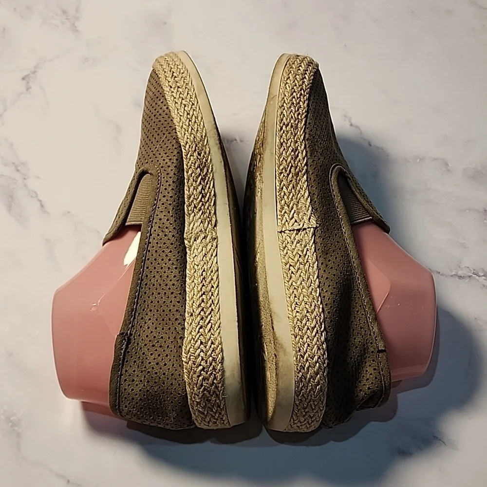 Esprit Espadrille Comfort Olive & Tan Shoes